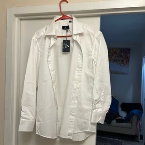 Formal white shirt made in Italy.